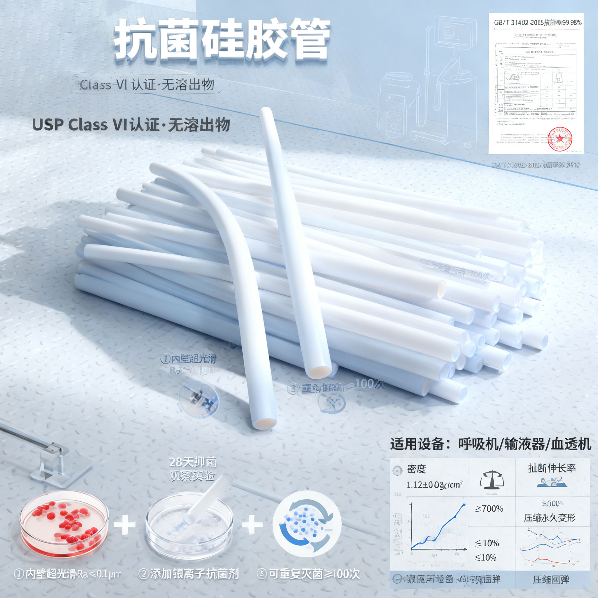 抗菌硅膠管